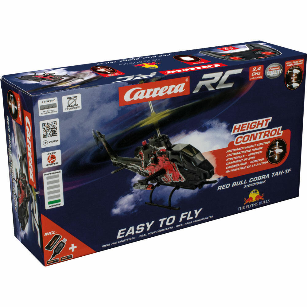 Carrera Red Bull Cobra TAH-1F, Ferngesteuert, Hubschrauber, Helikopter, Carrera RC, 2.4 GHz, 370501040X