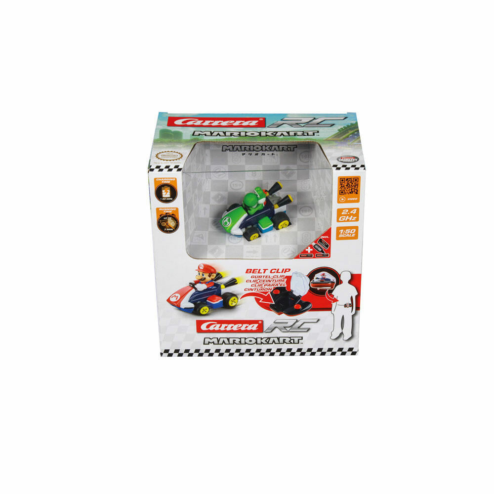 Carrera Mario Kart Mini RC Yoshi, remote-controlled car, car, racing vehicle, Carrera RC CARS, 2.4 GHz, 370430004P