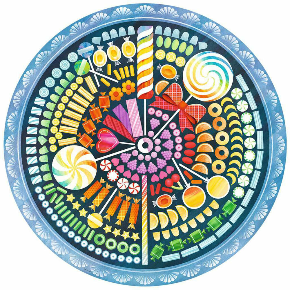 Ravensburger Puzzle Circle of Colors Candy, adult puzzle, 500 pieces, from 12 years, 17350