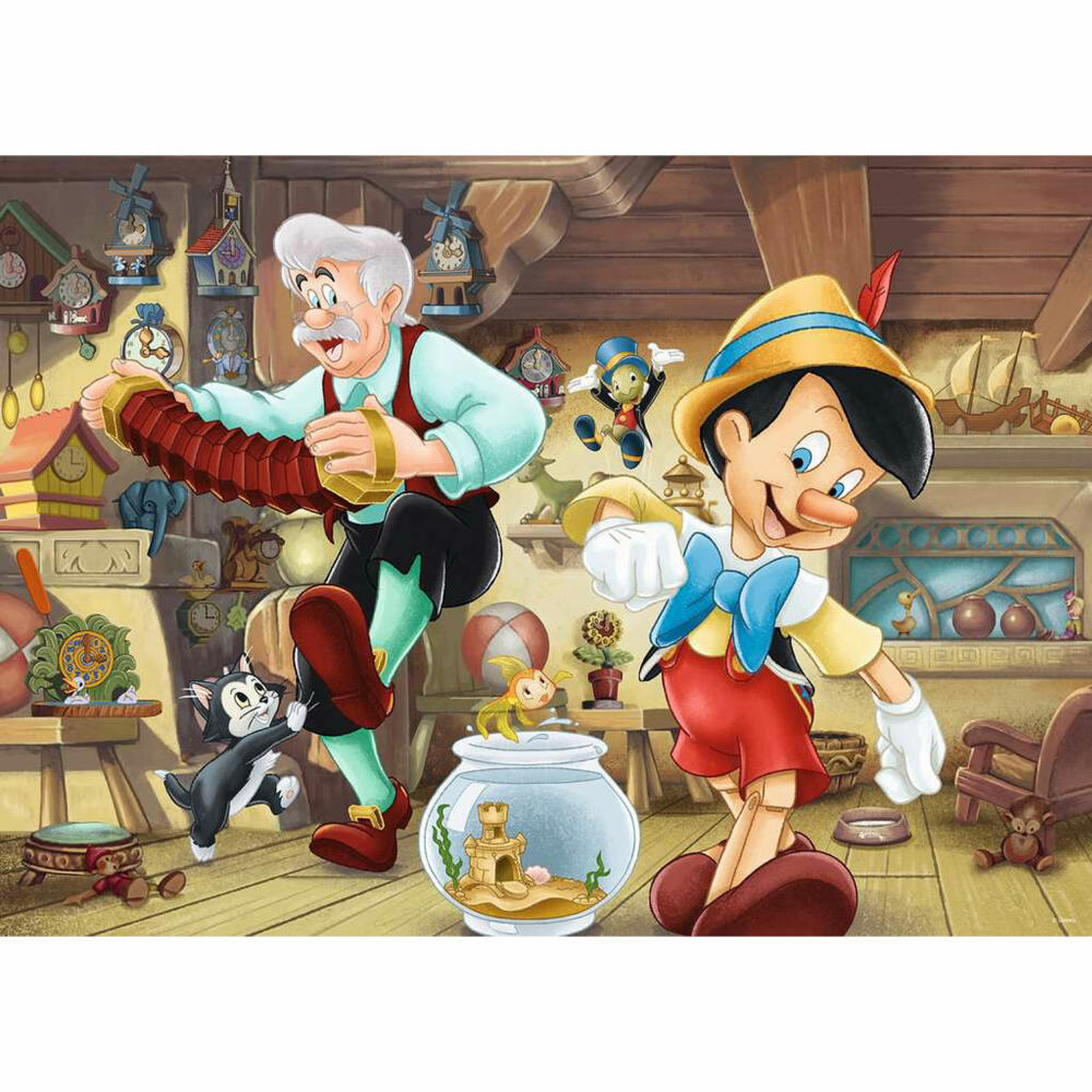 Ravensburger Puzzle Pinocchio, Erwachsenenpuzzle, 1000 Teile, 12000108