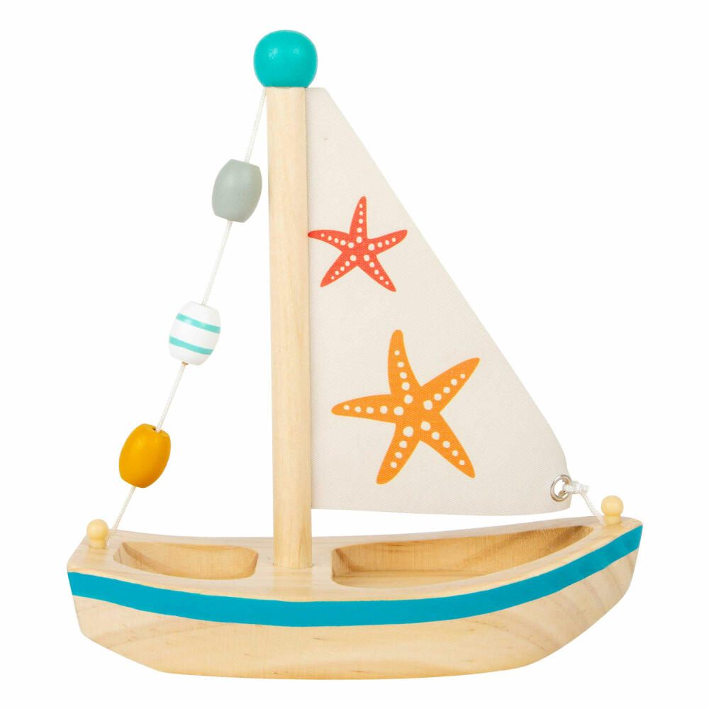 Legler Small Foot Wasserspielzeug Segelboot Seestern, Spielzeug, ab 24 Monate, 11658