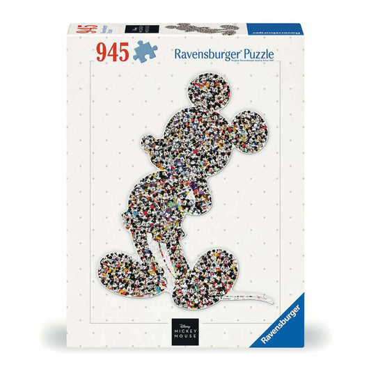 Ravensburger Puzzle Shaped Mickey, Erwachsenenpuzzle, 945 Teile, 12000075
