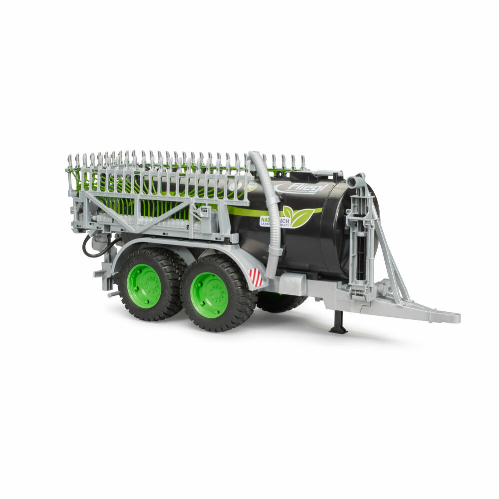 Bruder Fliegl Barrel Trailer Jumbo Line Plus, Model Vehicle, Toy, Trailer, Black, 02036