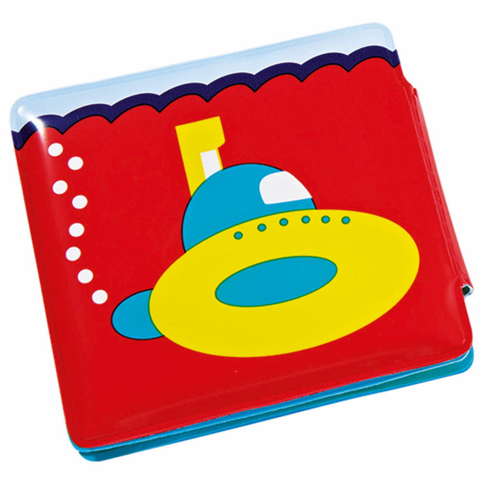 Simba ABC My First Book, Learning Book, Vehicles, Waterproof, with Squeaker, Children, Baby, Toy, 10cm, 104011641