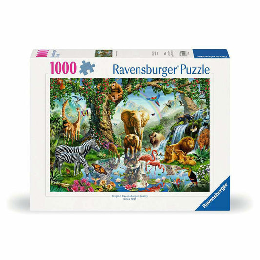 Ravensburger Puzzle Abenteuer im Dschungel, Erwachsenenpuzzle, 1000 Teile, 12000682