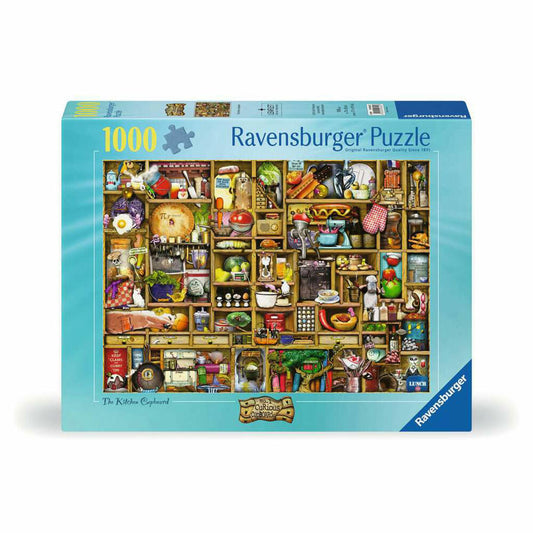 Ravensburger Puzzle Kurioses Küchenregal, Erwachsenenpuzzle, 1000 Teile, 12000652