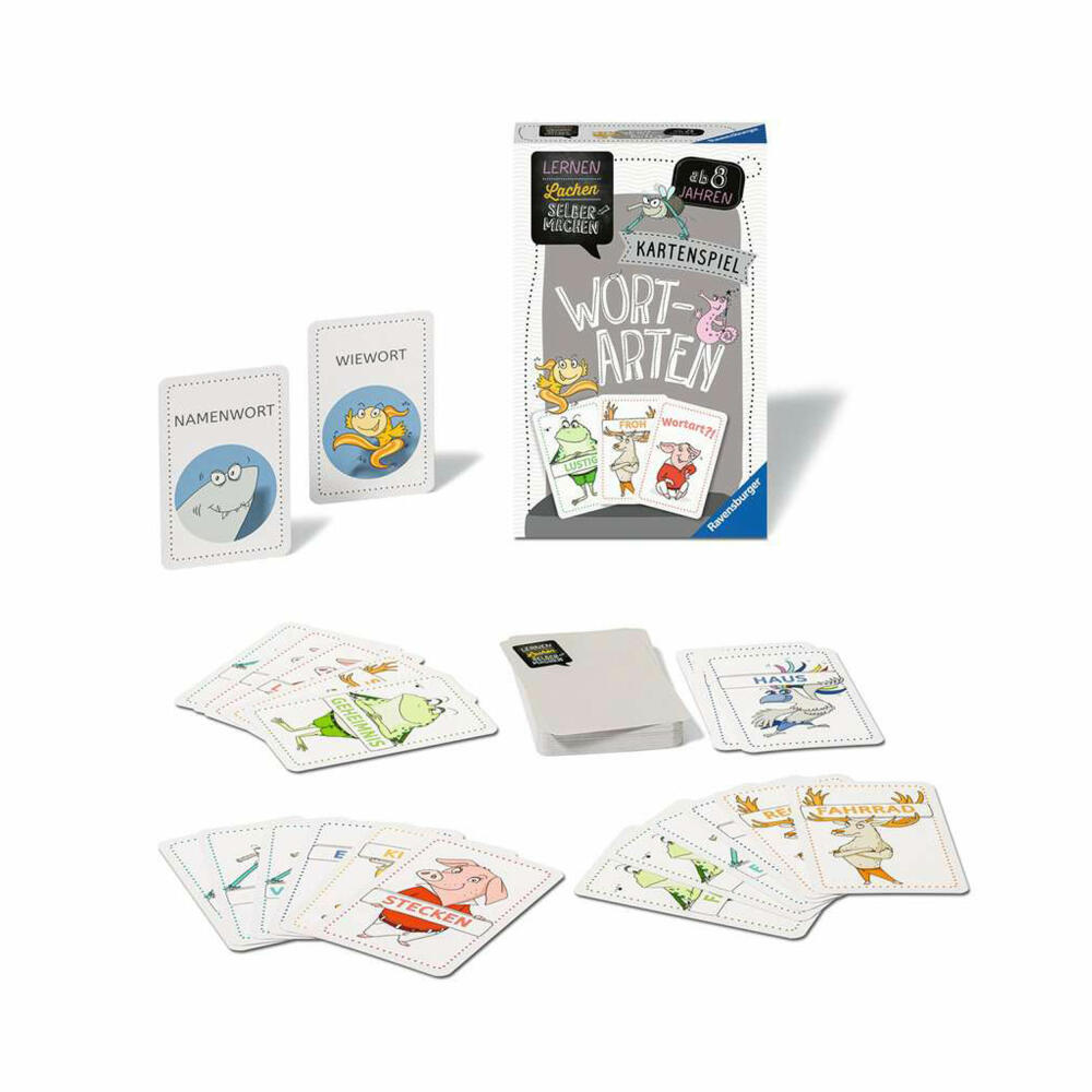 Ravensburger Lernspiel Lernen Lachen Selbermachen: Wortarten, 80353