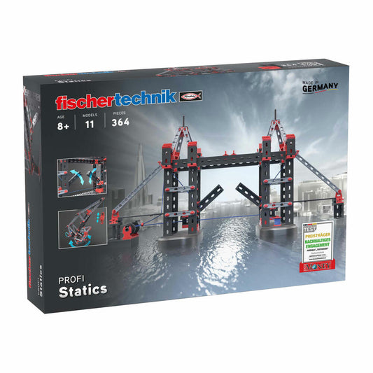 fischertechnik Statics, 364 pcs., construction kit, construction toy, statics, model making, from 8 years, 564071