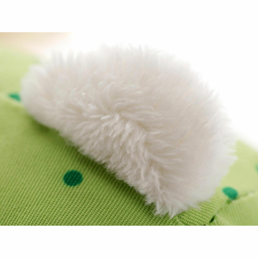sigikid Red Stars Rassel Hase, Rasselgreifling, Greifling, Kuscheltier, Babyspielzeug, Baby Spielzeug, Polyester, H 13 cm, 41169