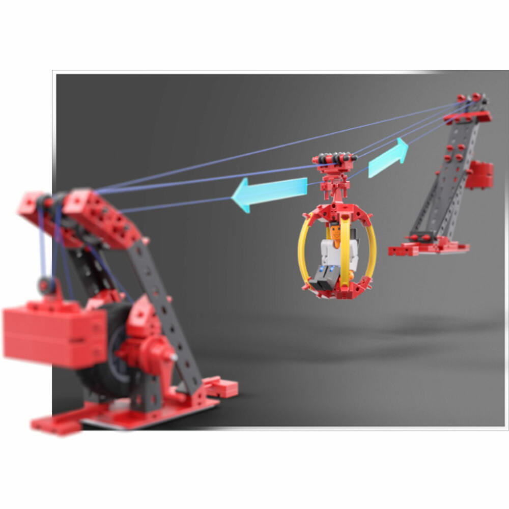 fischertechnik cable car, 269 pcs, construction kit, construction toy, toy, from 7 years, 564068