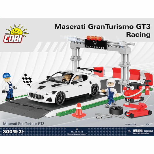 COBI Maserati Gran Turismo GT3 Racing, Auto, Fahrzeug, Sammelautos, Spielzeug, Spielen, Konstruktionsbausteine, 300 Teile, 24567