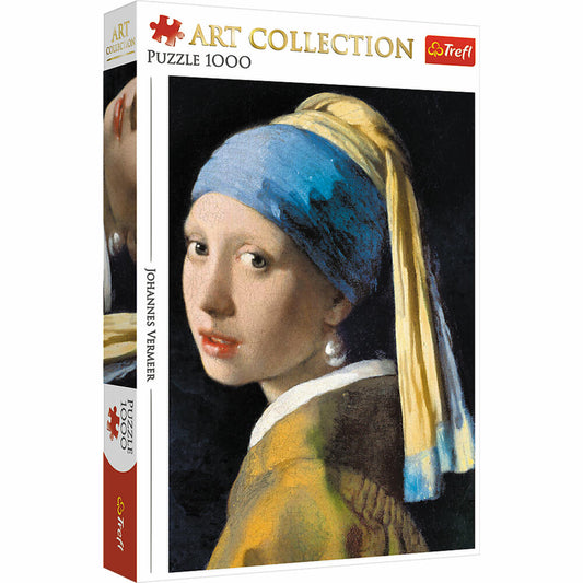 Trefl Puzzle Johannes Vermeer - Mädchen mit einem Perlenohrring, 1000 Teile, 68.3 x 48 cm, 10522