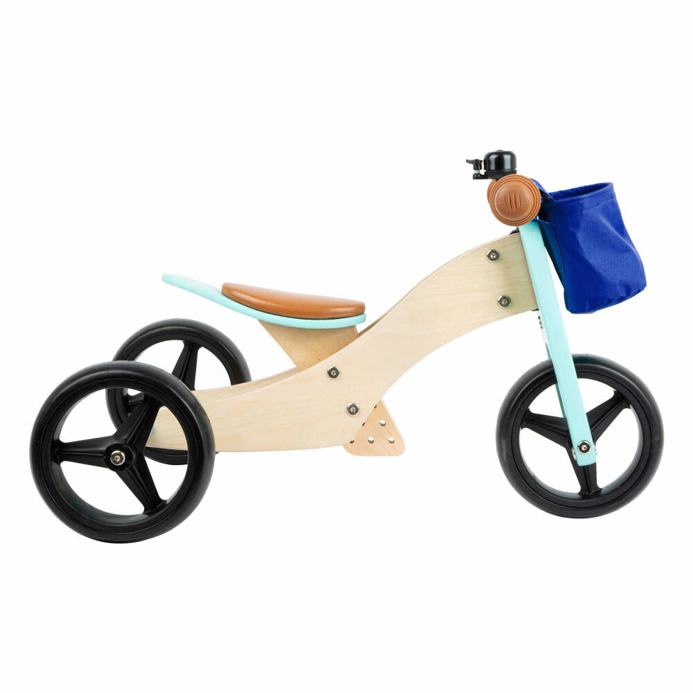 Legler Small Foot Laufrad-Trike 2 in 1 Türkis, Spielzeug, ab 12 Monate, 11610
