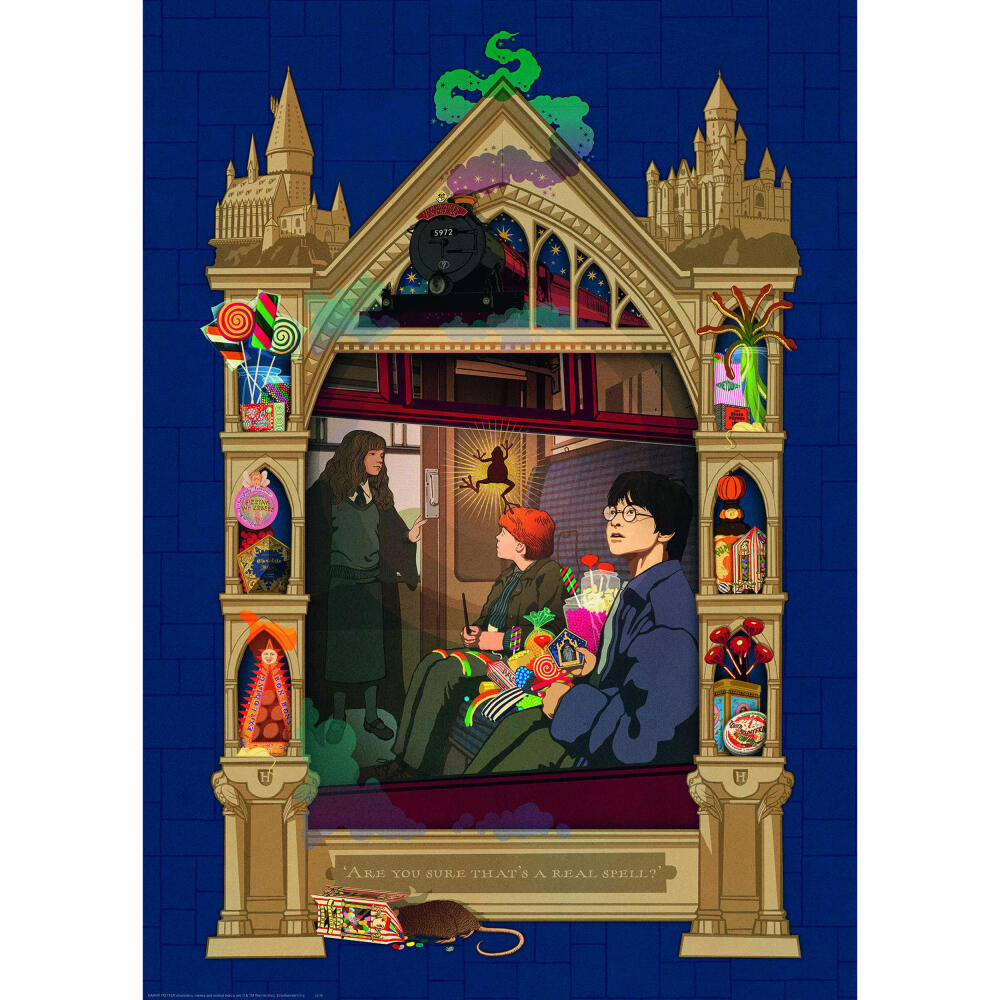 Ravensburger Puzzle Harry Potter Path to Hogwarts, Adult Puzzle, Adult Puzzles, 1000 Pieces, 16515