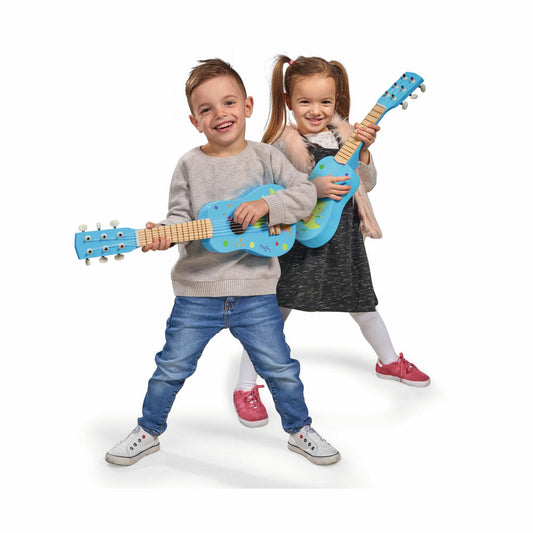 Eichhorn Musik Holzgitarre, Gitarre, Kindergitarre, Spielzeuggitarre, Kinder, Instrument, Holz, 54 cm, 100003480
