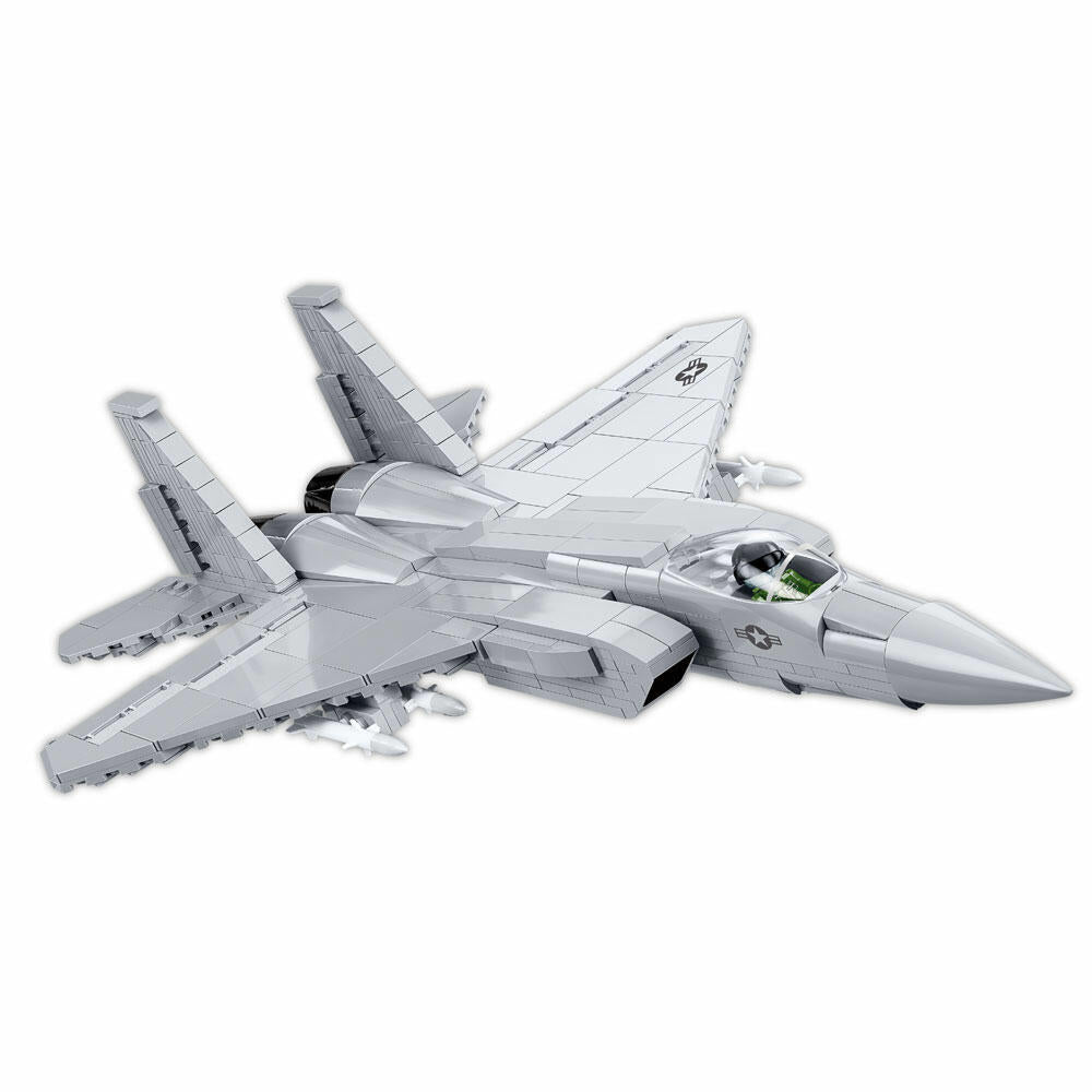 COBI Armed Forces F-15 Eagle, Kampfflugzeug, Flugzeug, Konstruktionsbausteine, Spielzeug, Kunststoff, 640 Teile, 5803