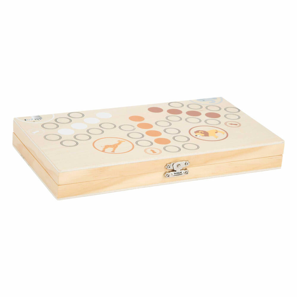 Legler Small Foot Ludo for 6 players Safari, toy, from 4 years, 11765
