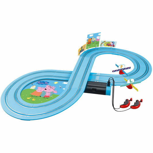 Carrera Peppa Pig Kids GranPrix Rennbahn, Auto, Rennauto, Rennstrecke, Carrera First, 20063043