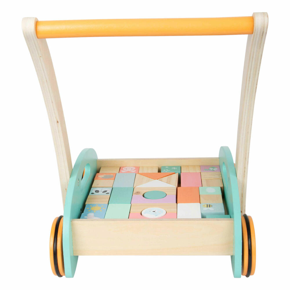 Legler Small Foot Lauflernwagen Pastell, Spielzeug, ab 12 Monate, 11766