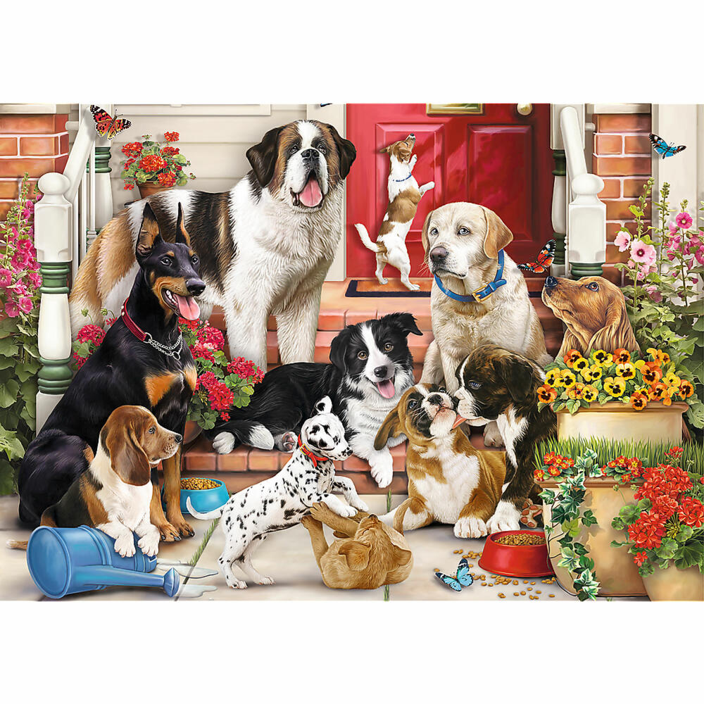 Trefl Puzzle Hidden Shapes Hunde Spaß, 1043 Teile, 68.3 x 48 cm, 10675