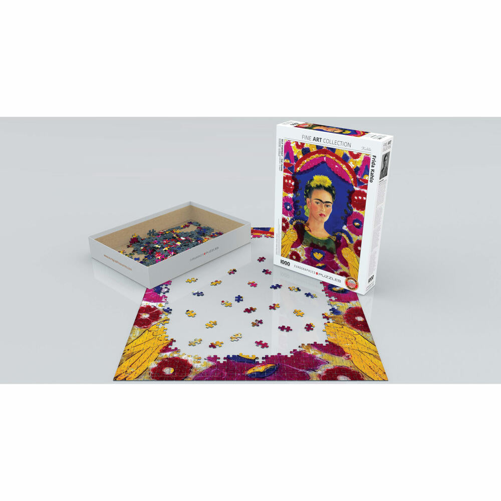 Eurographics Puzzle Self-portrait - the frame of Frida Kahlo, 1000 pieces, 68 x 48 cm, 6000-5425
