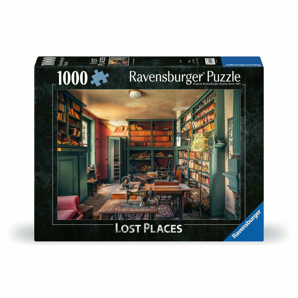 Ravensburger Puzzle Mysterious Castle Library, Erwachsenenpuzzle, 1000 Teile, 12000180