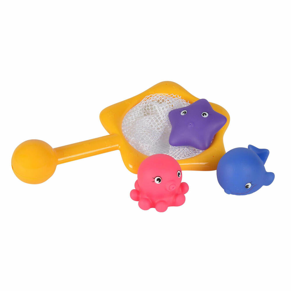 Simba ABC Badetiere mit Netz, Badespielzeug, Kescher, Fangspiel, Baden, Kinder, Baby, Spielzeug, 104015478