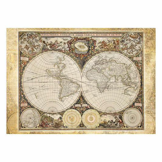 Schmidt Spiele Historische Weltkarte, Puzzle, Erwachsenenpuzzle, Standard, 2000 Teile, 58178