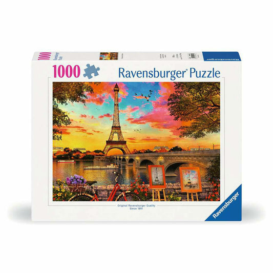 Ravensburger Puzzle Paris und die Seine, Erwachsenenpuzzle, 1000 Teile, 12000461