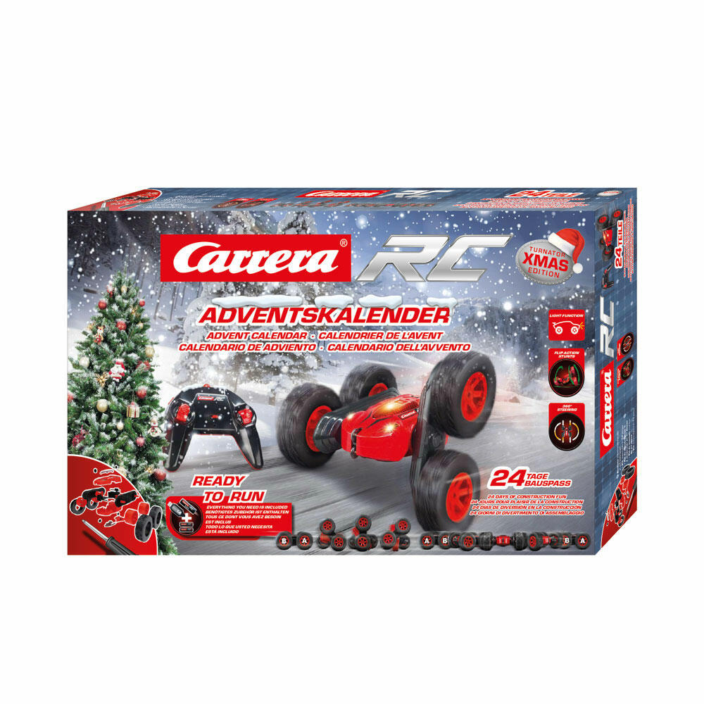 Carrera X-Mas Turnator Advent Calendar, remote controlled car, car, racing vehicle, Carrera RC CARS, 2.4 GHz, 370240009