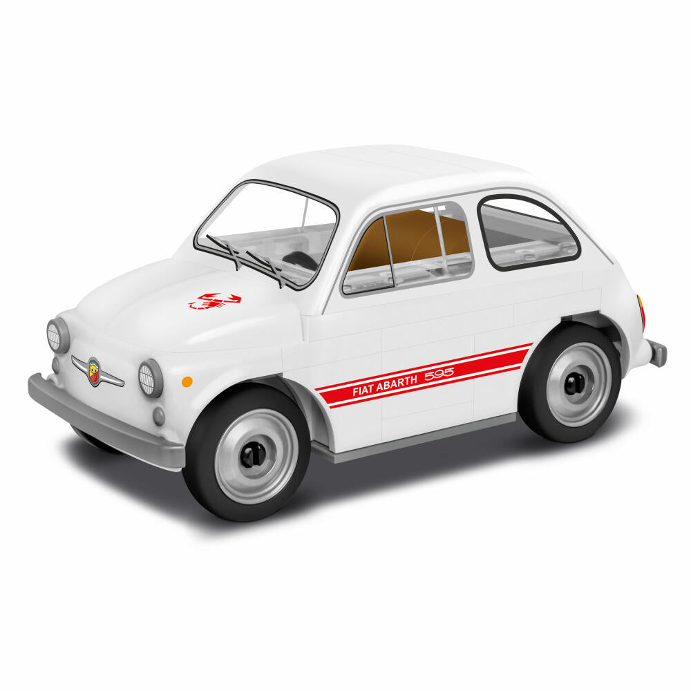 COBI Youngtimer Collection 1965 Fiat 500 Abarth 595, Car, Vehicle, Collectible Cars, Toys, Games, Construction Blocks, Plastic, 65 Parts, 24524
