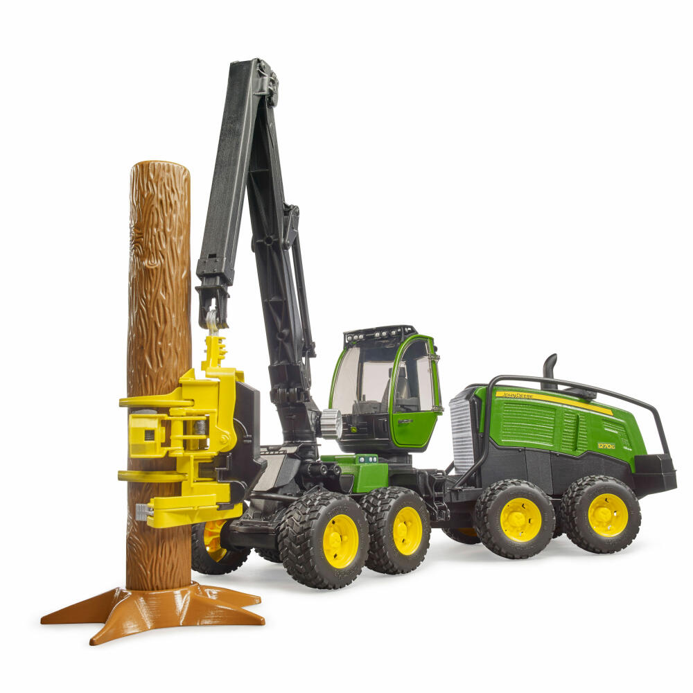 Bruder Forestry John Deere 1270G Harvester, Harvesting Machine, Model Vehicle, Model Vehicle, Toy, 02135