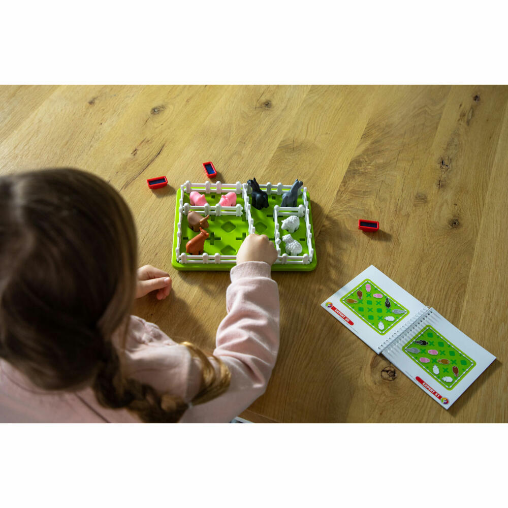 Smart Games Solitaire Game Chaos on the Paddock, Thinking Game, Children's Game, Children's Game, from 6 years, SG 091 DE