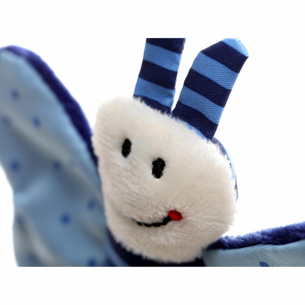 sigikid Red Stars Schmetterling, Knister-Schmetterling, Knisterfolie, Greifling, Babyspielzeug, Baby Spielzeug, Polyester, Blau, 41180