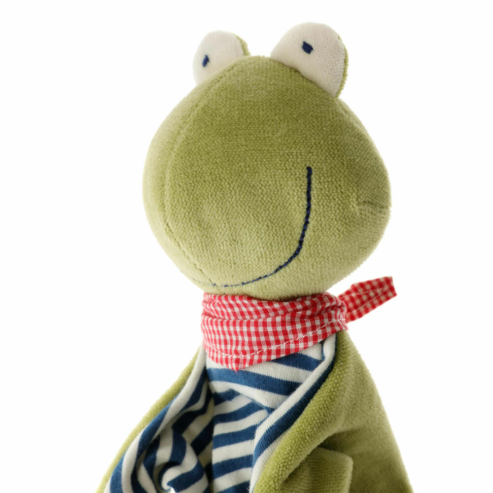 sigikid Green Collection Schnuffeltuch Frosch, Schmusetuch, Kuscheltuch, Babytuch, Schnuffel Tuch, Babyspielzeug, Baby Spielzeug, 41352