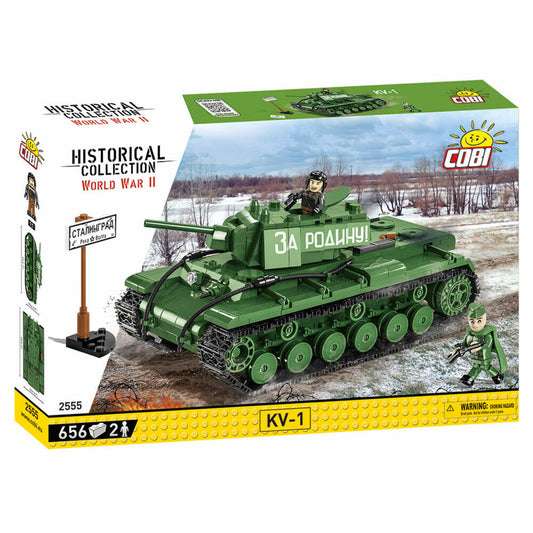 Cobi Klemmbausteinset KV-1 Kampfpanzer, World War 2, Panzer, Spielzeug, 656 Teile, 2555