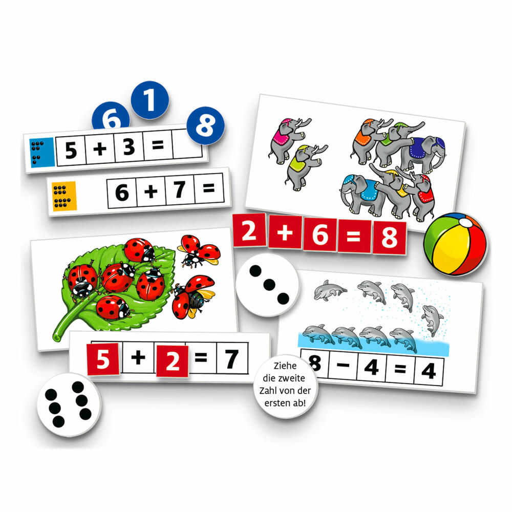 Noris Rechnen, Lernspiel, Kinderspiel, Wissensspiel, Gedächtnisspiel, Pappe, 606076341