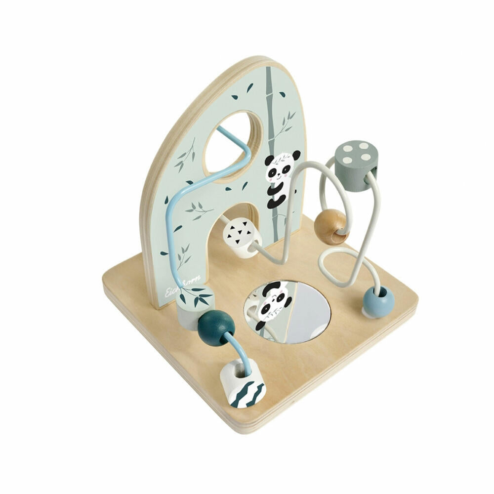Eichhorn Motorikschleife, Motorikspielzeug, Motorik Spielzeug, Schiebespiel, Holz, 100003803