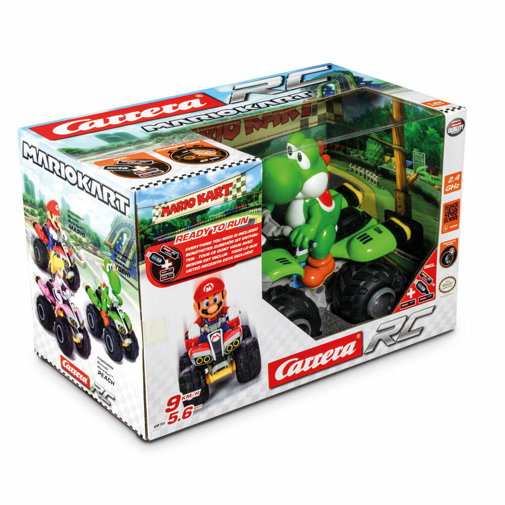 Carrera Mario Kart Yoshi Quad, remote-controlled car, car, racing vehicle, Carrera RC CARS, 2.4 GHz, 370200997X