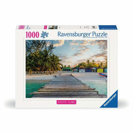 Ravensburger Puzzle Karibische Insel, Erwachsenenpuzzle, 1000 Teile, 12000159