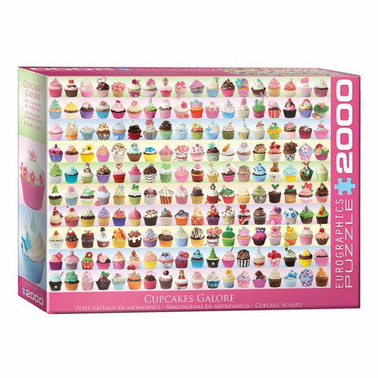 Eurographics Puzzle Cupcake Treasure, 2000 pieces, 67.6 x 96.8 cm, 8220-0629