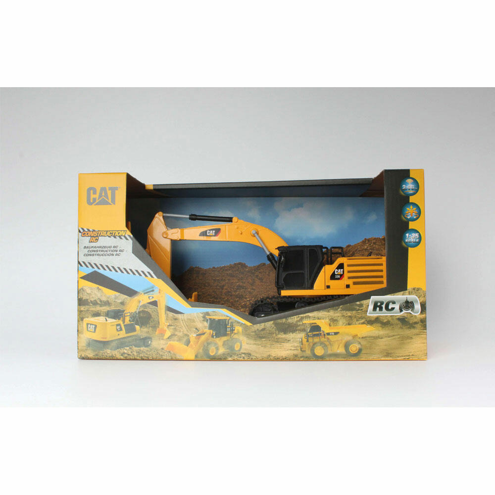 Carrera CAT 336 Excavator, Löffelbagger, Baumaschine, Bagger, Carrera RC, 1:35, 2.4 GHz, 37023001