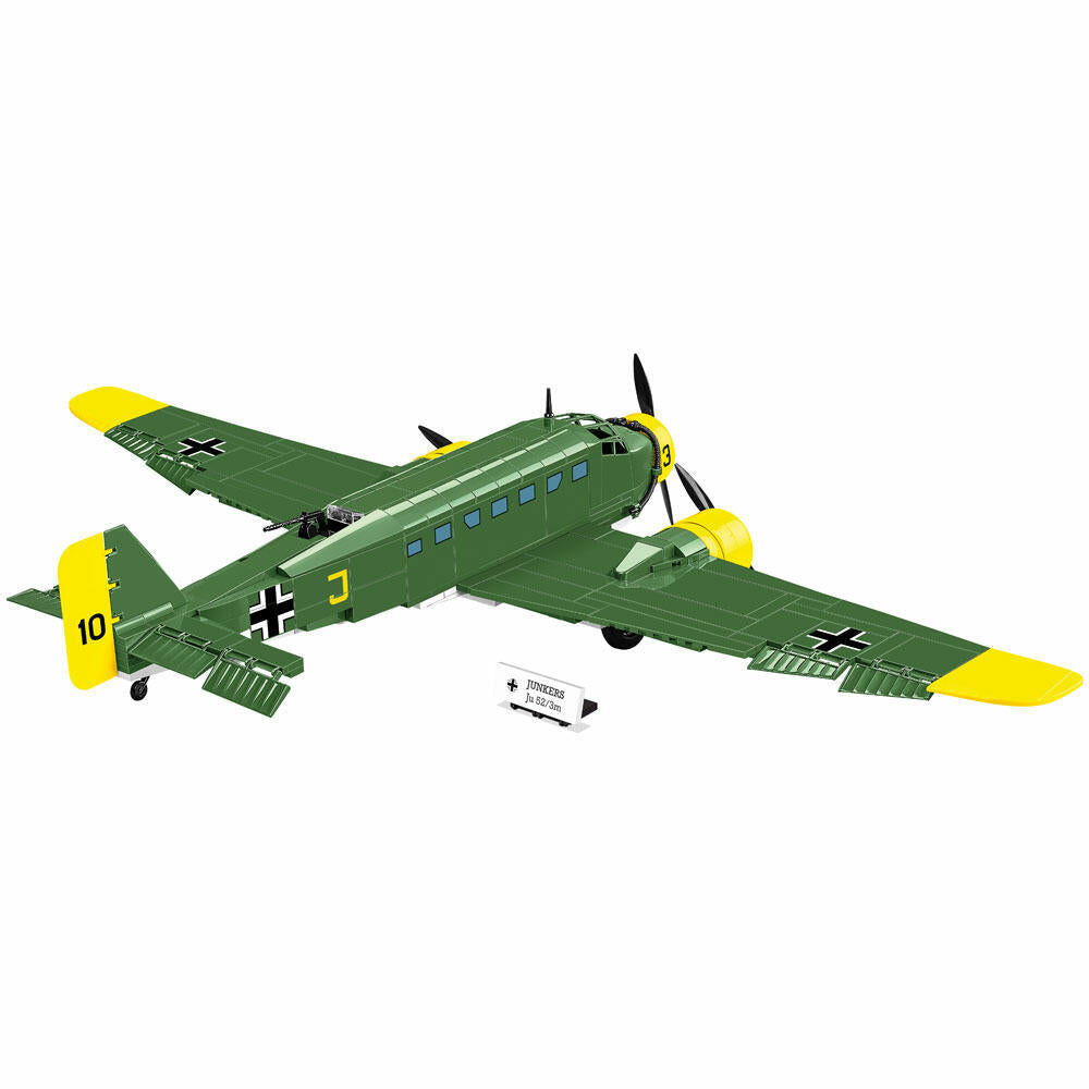 COBI World War 2 Junkers Ju 52/3M, Militär, Soldaten, Flugzeug, Spielzeug, Konstruktionsbausteine, Kunststoff, 548 Teile, 5710