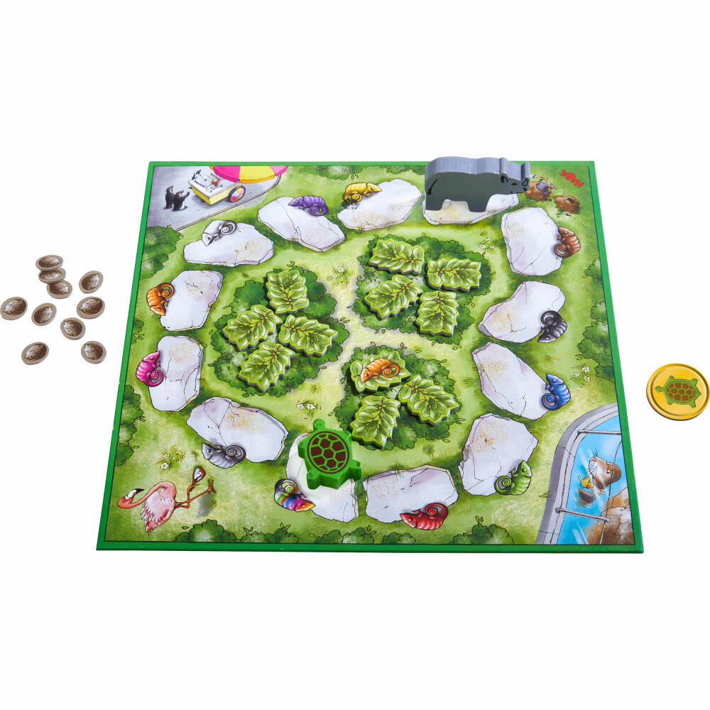 HABA Mein erster Lernspielzoo, 10 Lernspiele, Lernspielzeug, Holzspielzeug, ab 3 Jahren, 305173