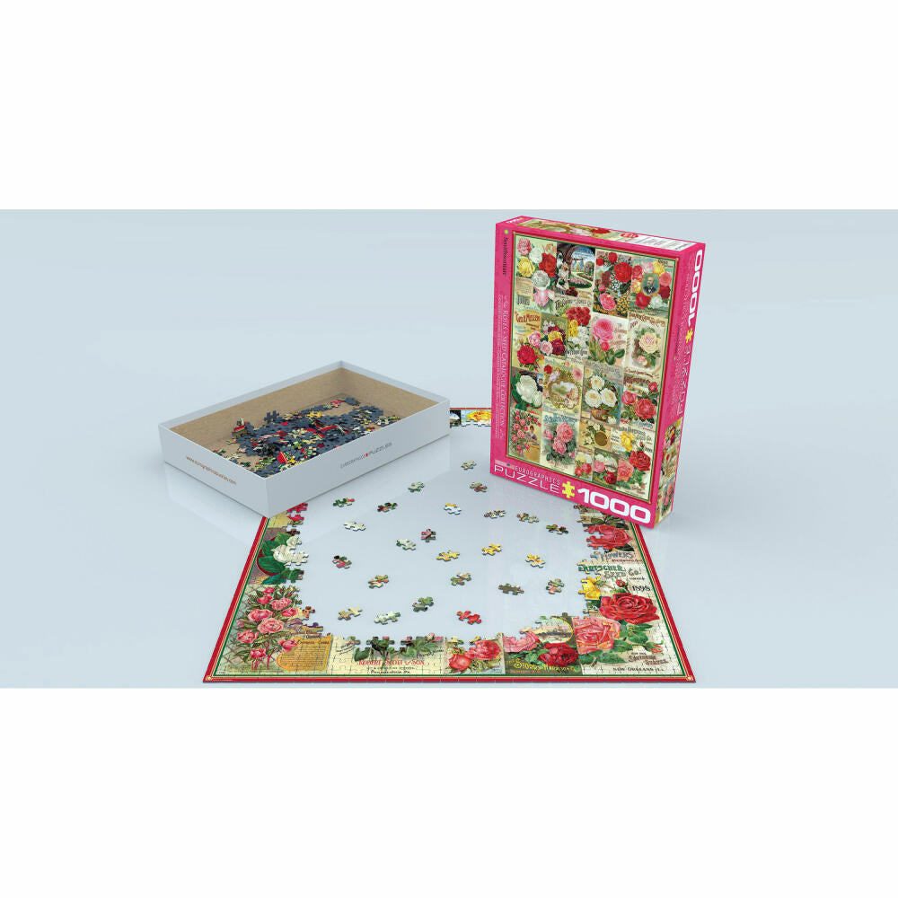 Eurographics Puzzle Rose Seed Catalogs, 1000 pieces, 68 x 48 cm, 6000-0810