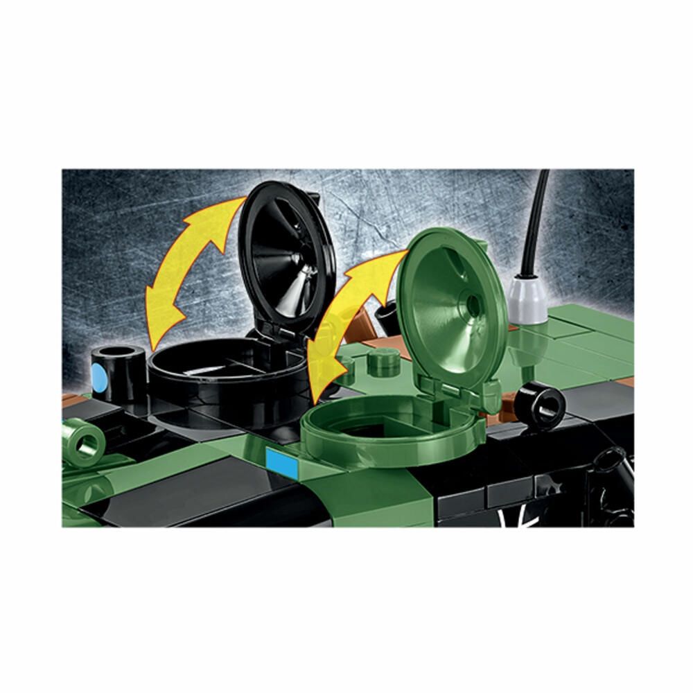 COBI Small ArmyLeopard 2 A4, Militär, Soldaten, Panzer, Spielzeug, Konstruktionsbausteine, 864 Teile, 2618