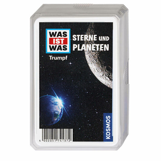 KOSMOS Was Ist Was Trumpfspiel Sterne und Planeten, Trumpf Kartenspiel, Astronomie, Spiel, ab 8 Jahren, 741372