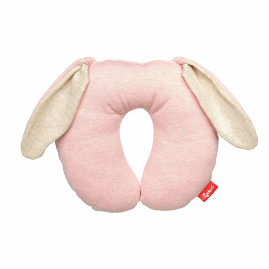 sigikid Nackenkissen Hase Tiny Tissues, Nackenhörnchen, Stützkissen, Kissen, Reisekissen, Kinder, 39842