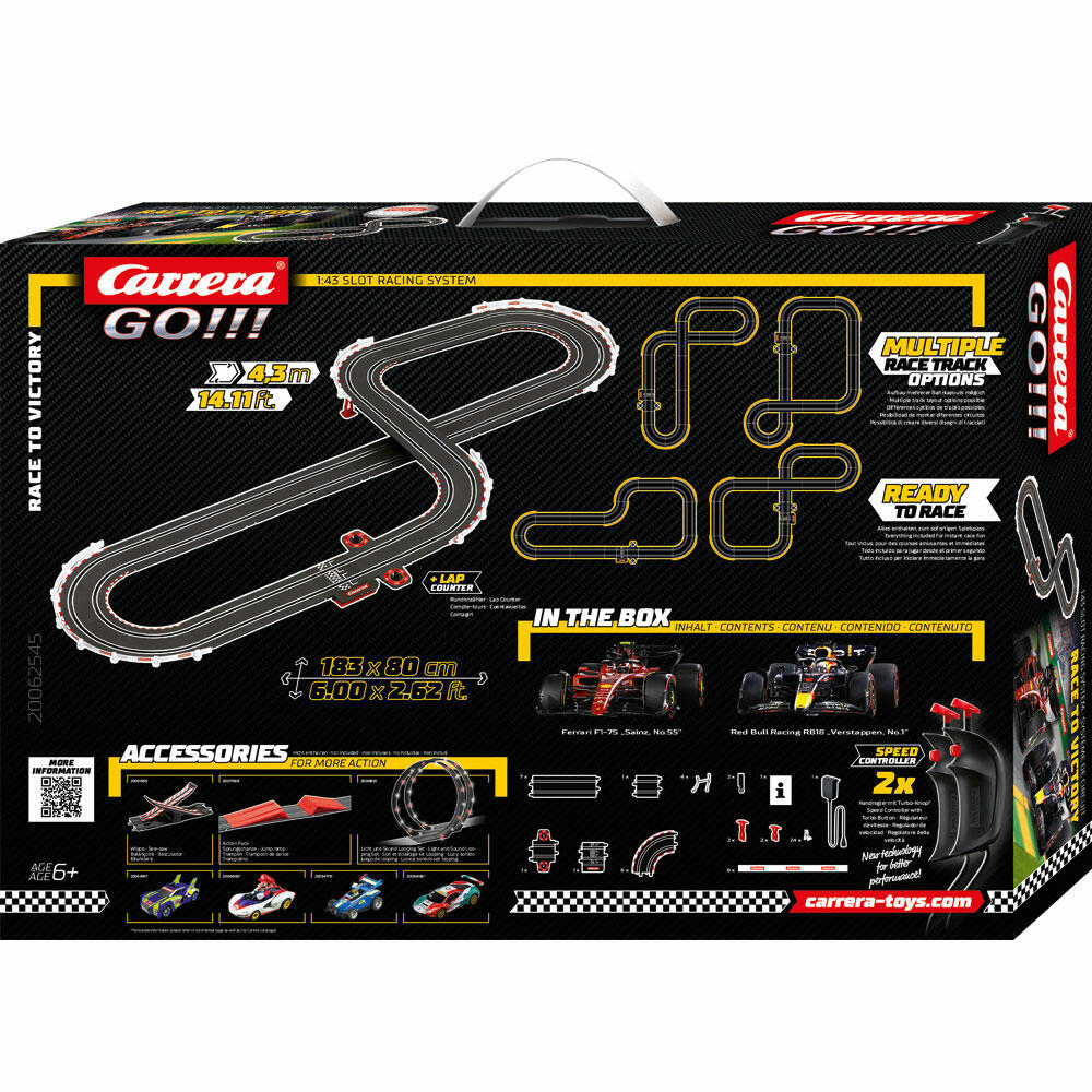 Carrera Race to Victory race track, car, racing car, race track, GO sets, 20062545