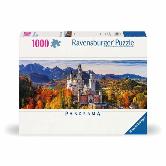 Ravensburger Puzzle Schloss in Bayern, Erwachsenenpuzzle, 1000 Teile, 12000445